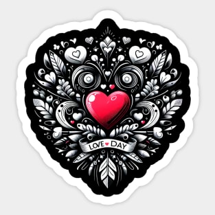 Valentines Day celebrate Sticker
